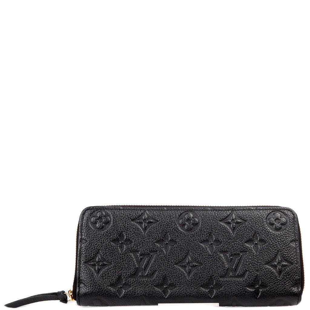 Clemence Wallet Empreinte Black
