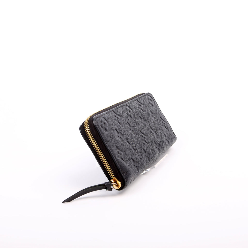 Clemence Wallet Empreinte Black