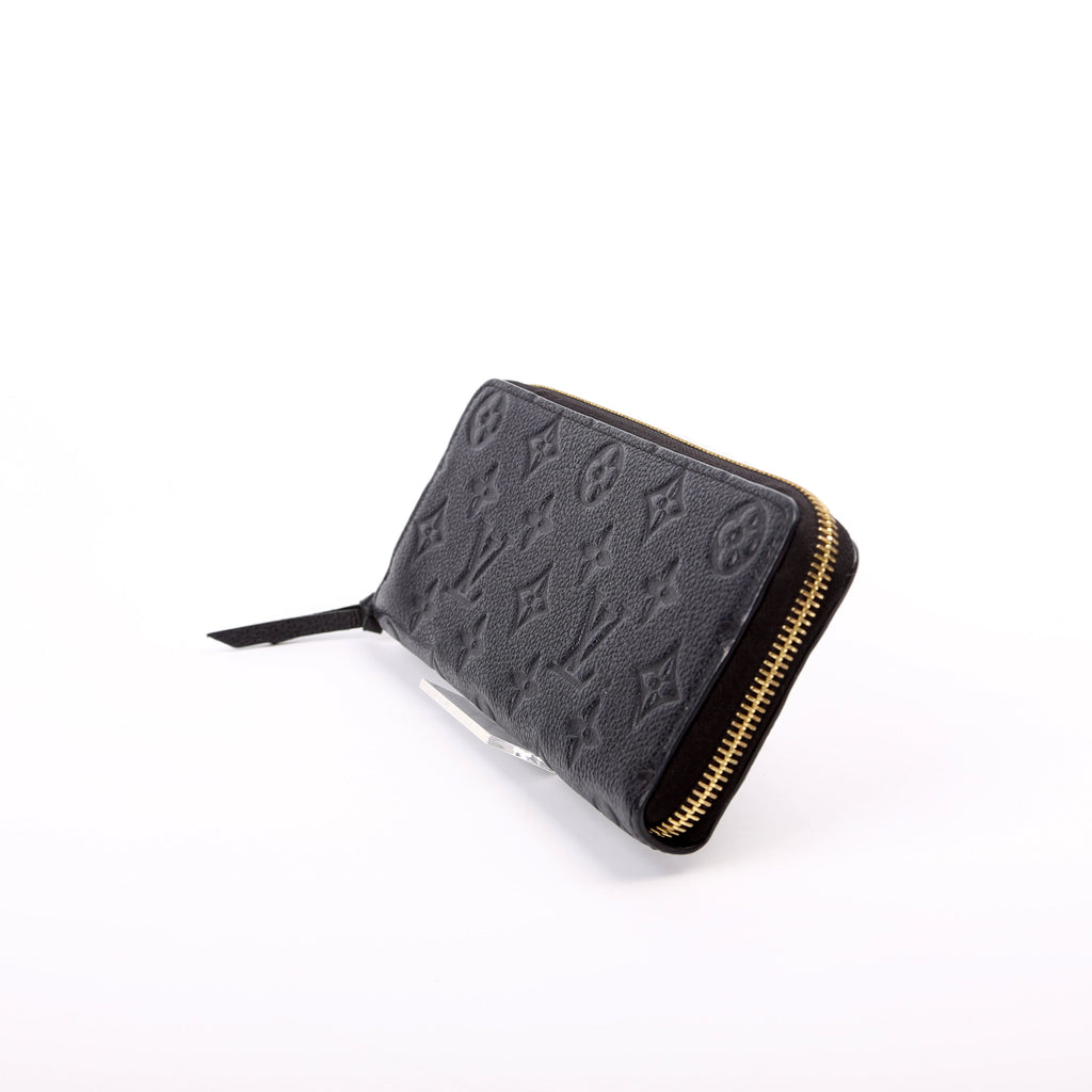 Clemence Wallet Empreinte Black