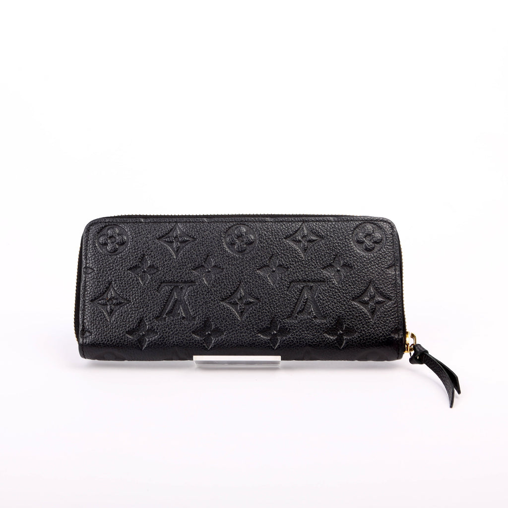 Clemence Wallet Empreinte Black