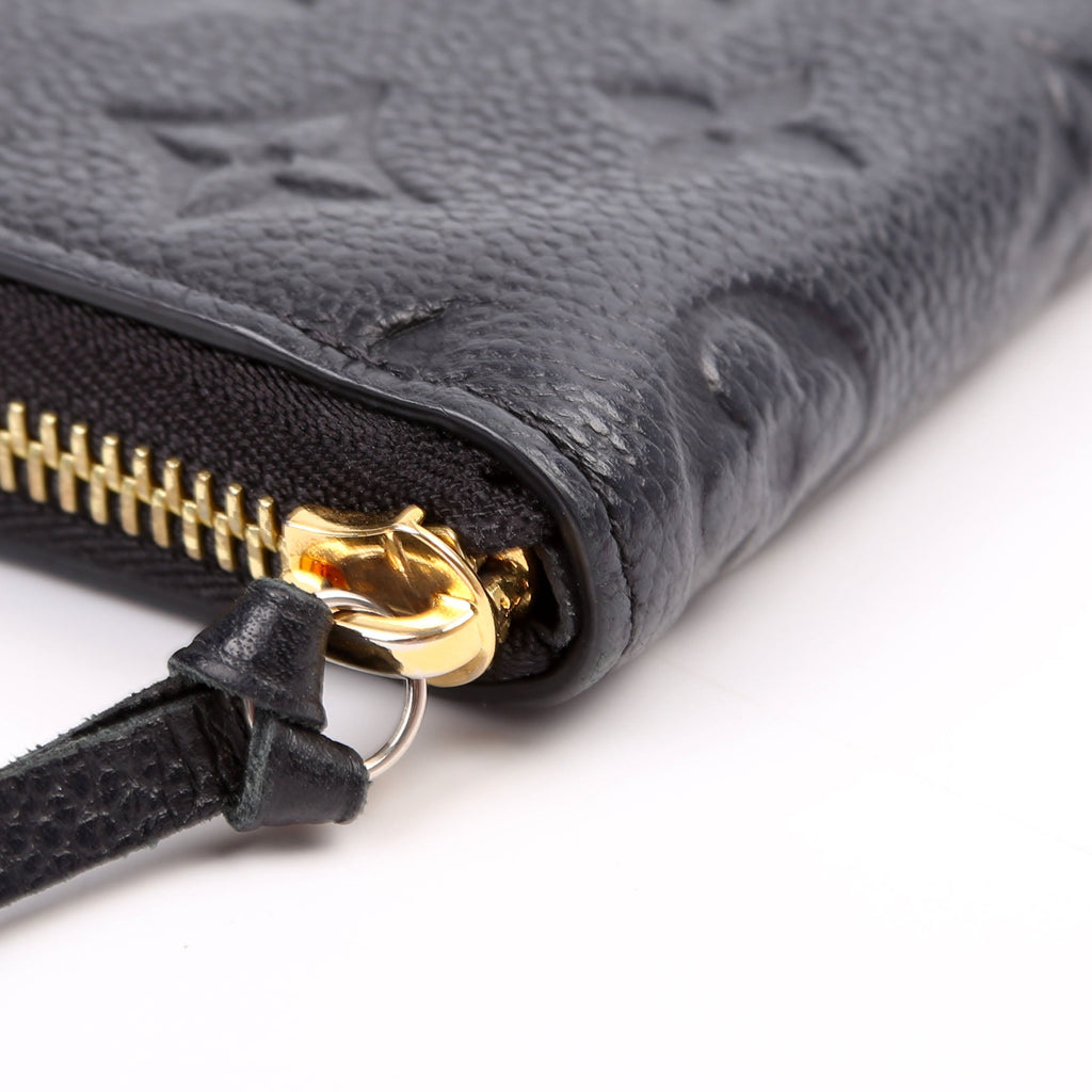 Clemence Wallet Empreinte Black
