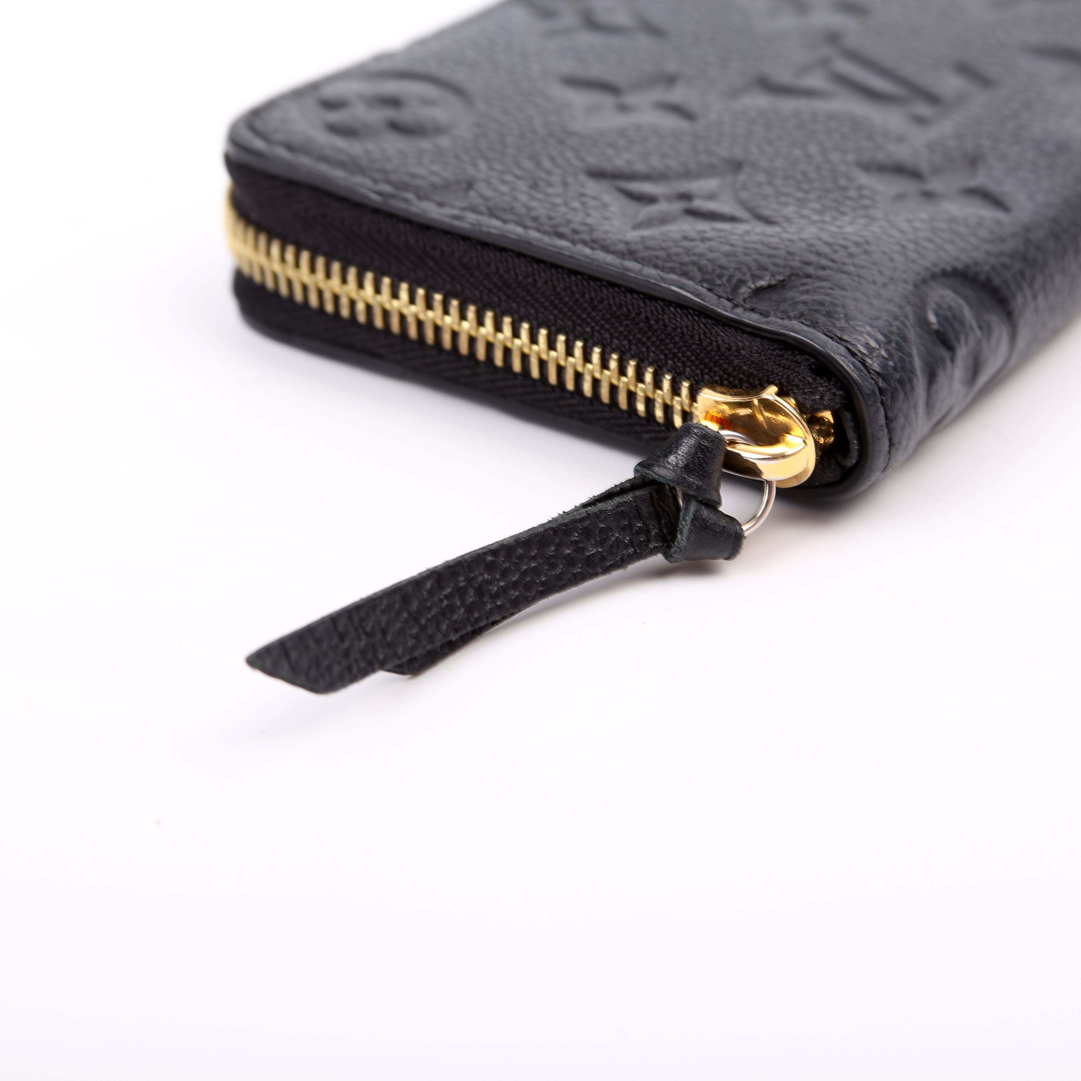 Clemence Wallet Empreinte Black