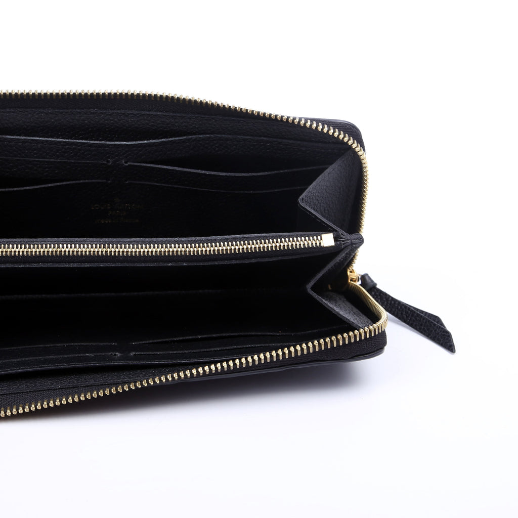 Clemence Wallet Empreinte Black