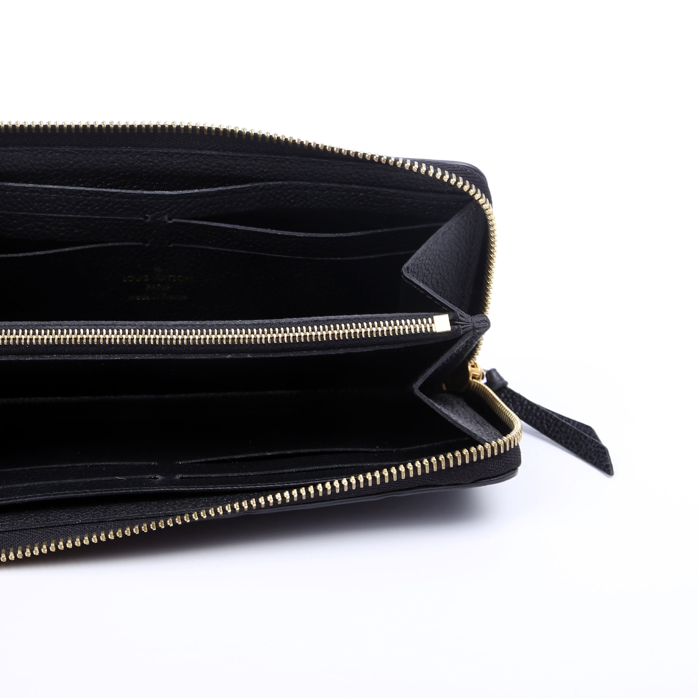 Clemence Wallet Empreinte Black