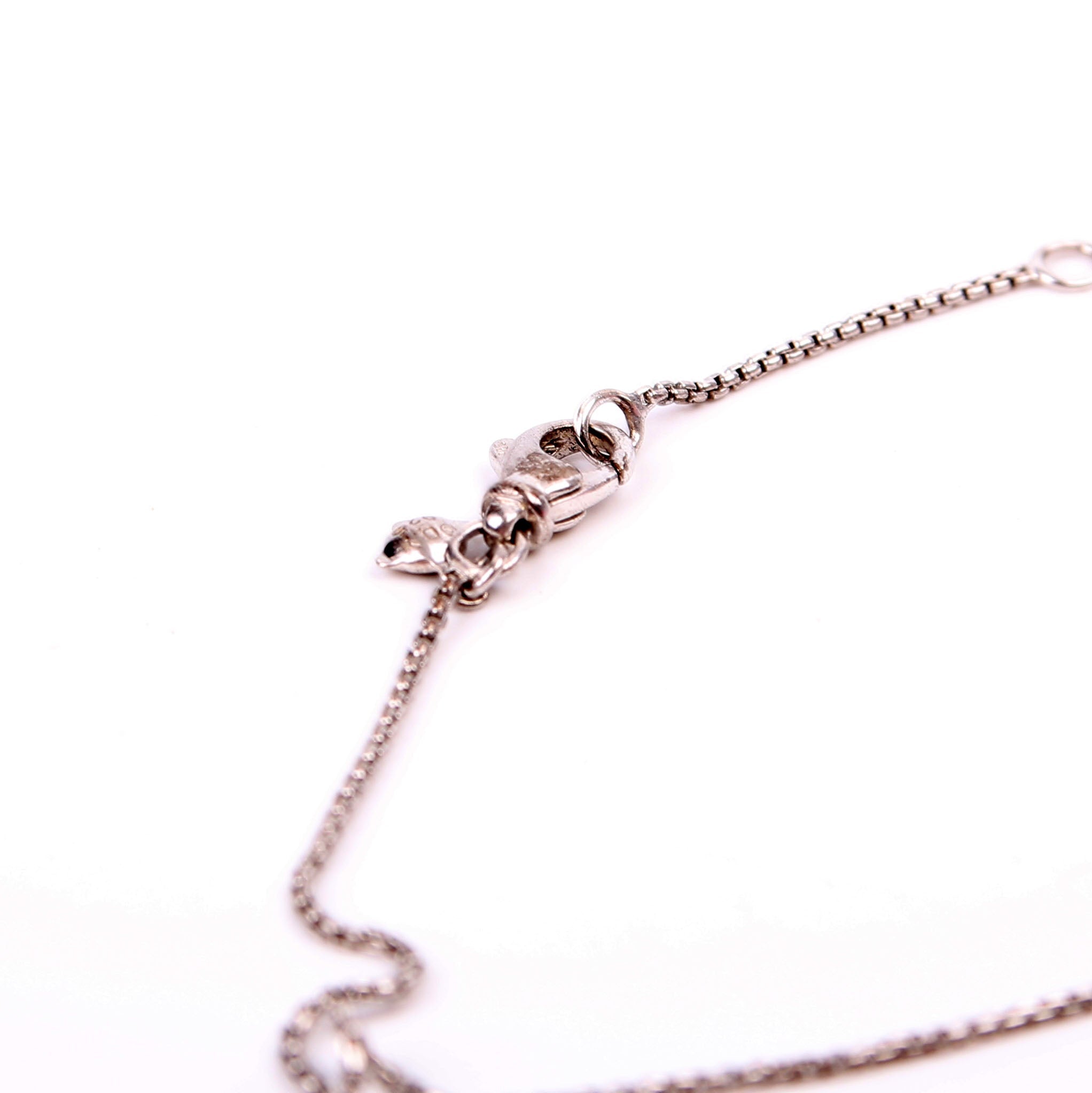 Petite Infinity 925/Pave Necklace Silver