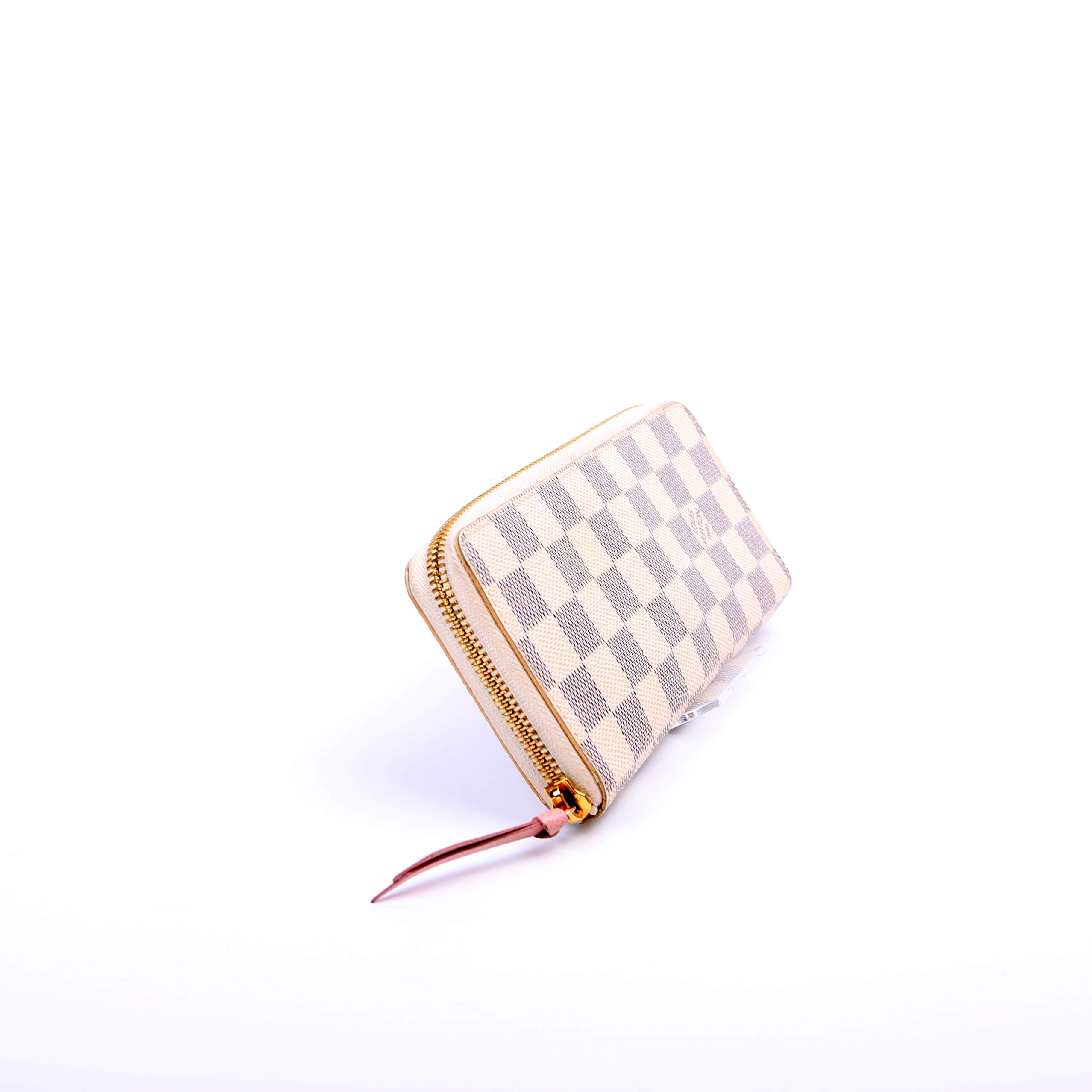 Clemence Wallet Damier Azur Pink