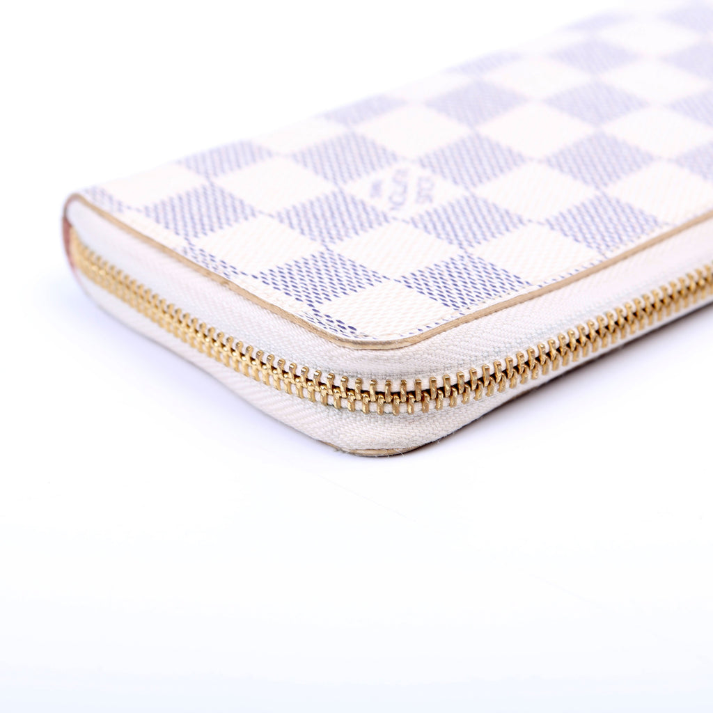 Clemence Wallet Damier Azur Pink