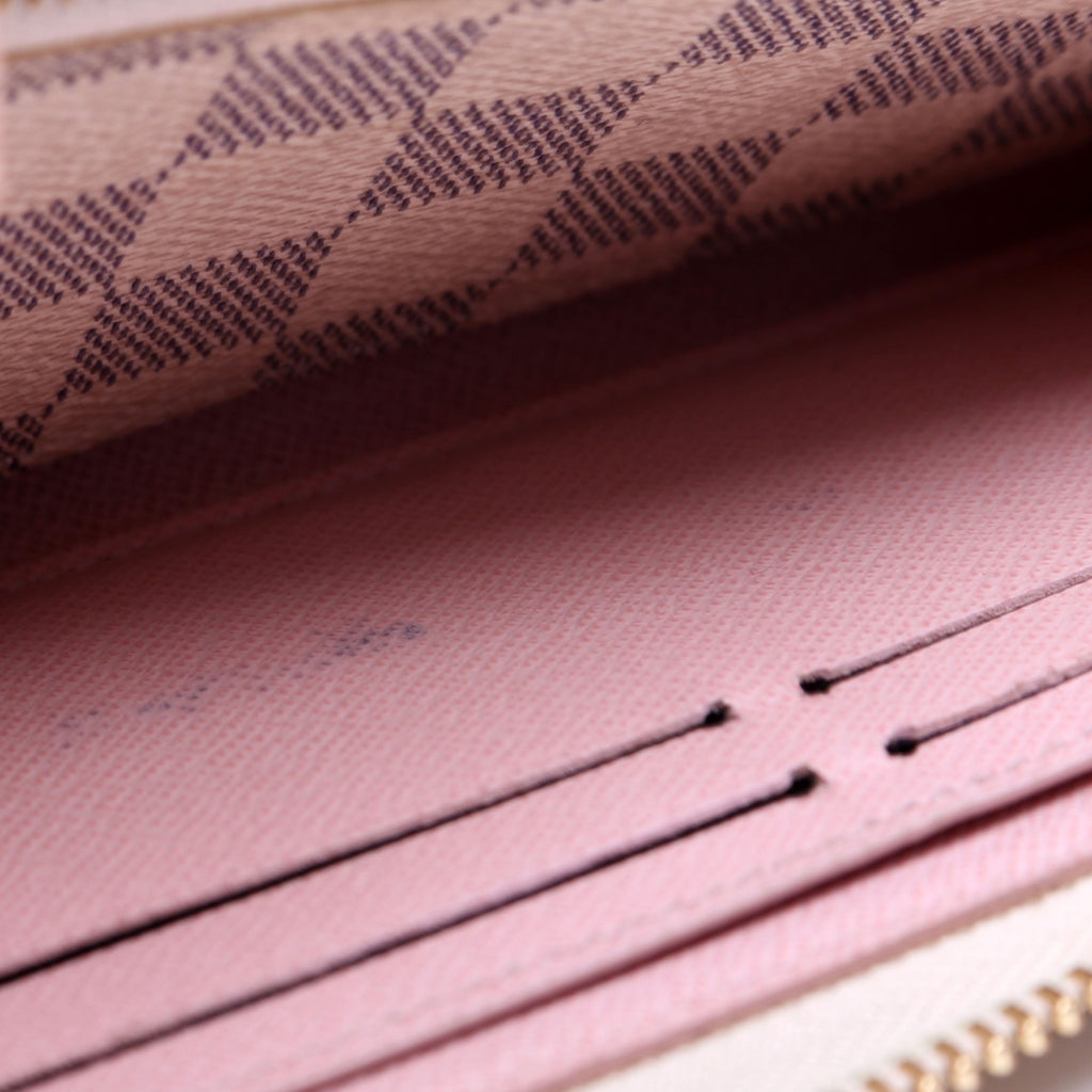 Clemence Wallet Damier Azur Pink