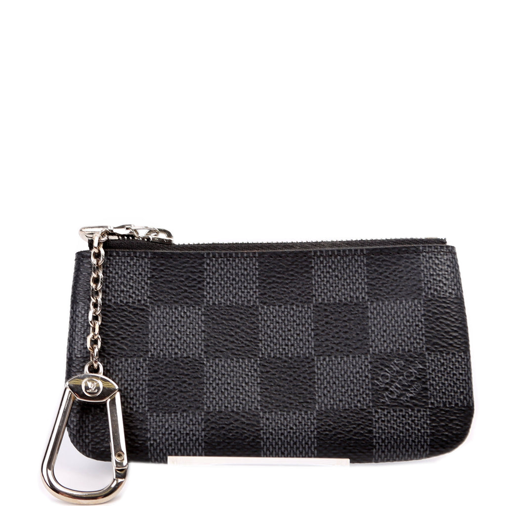Pochette Cles Damier Graphite