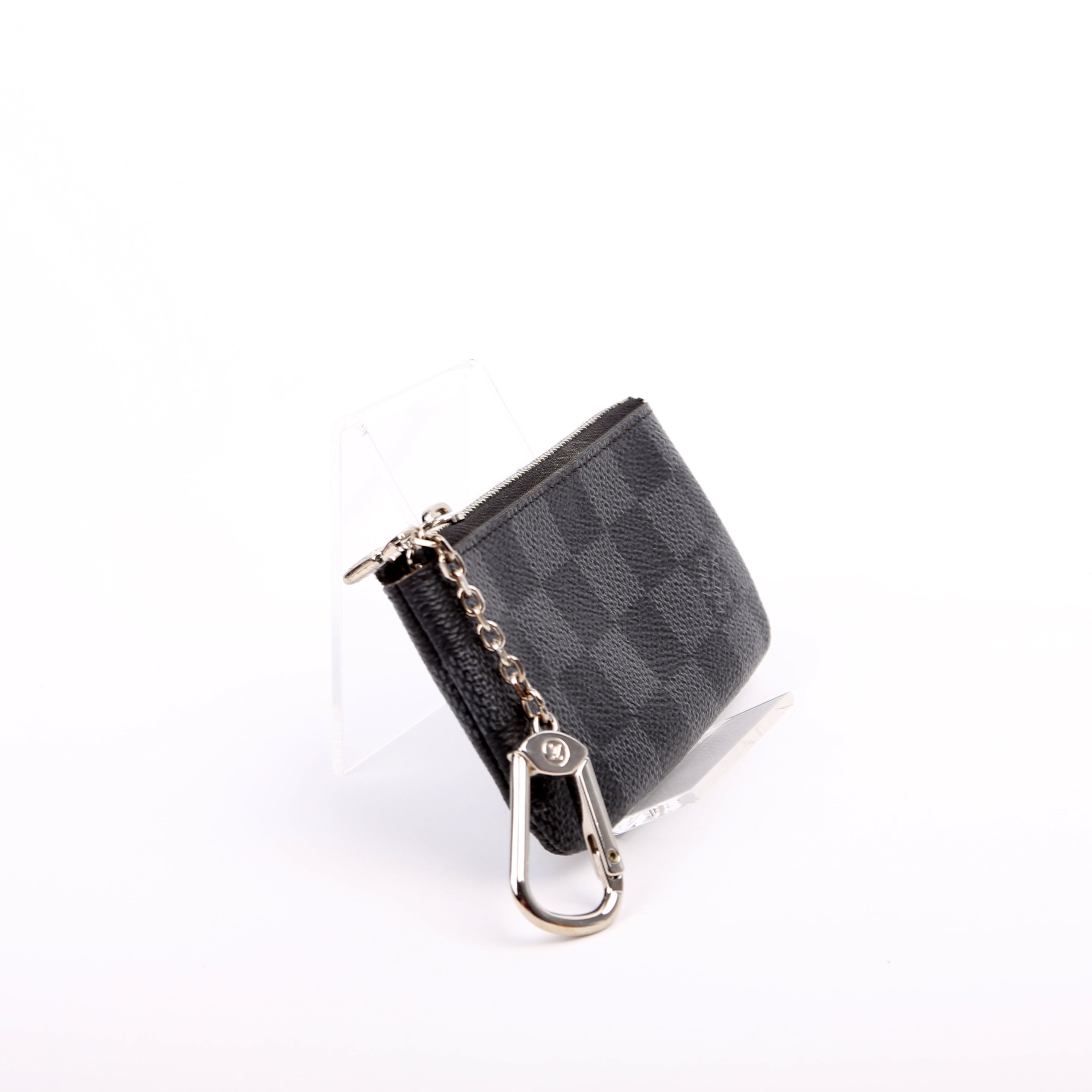 Pochette Cles Damier Graphite