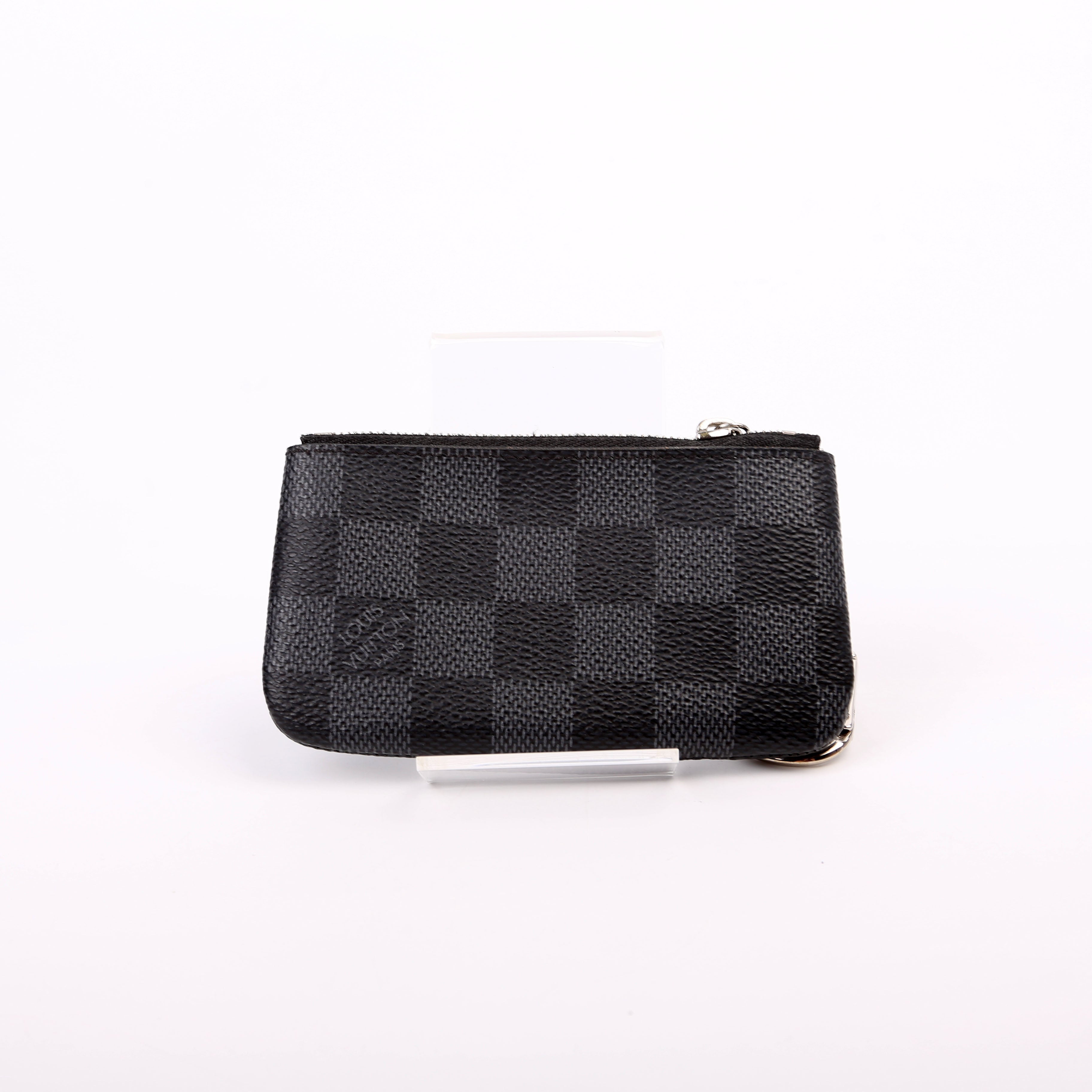 Pochette Cles Damier Graphite