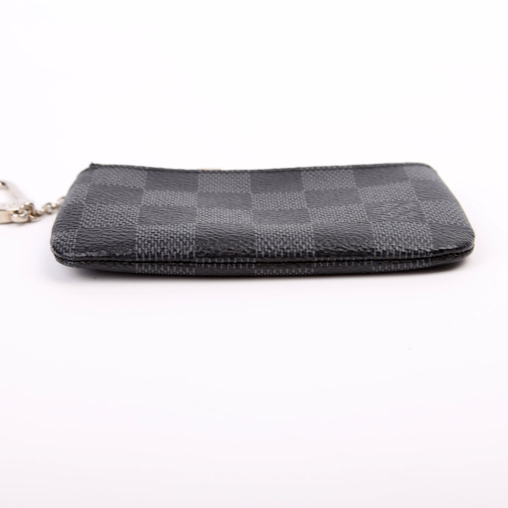Pochette Cles Damier Graphite