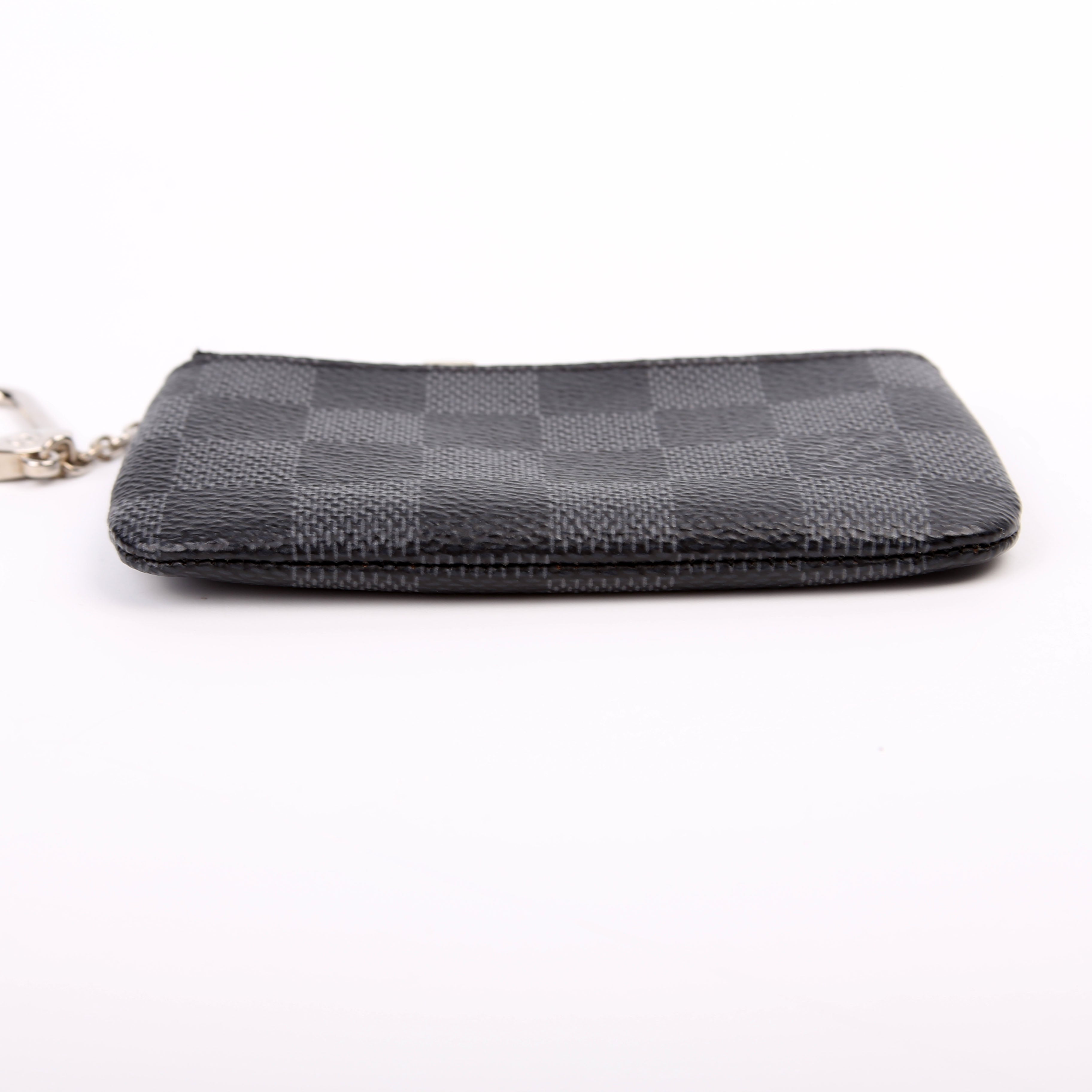 Pochette Cles Damier Graphite
