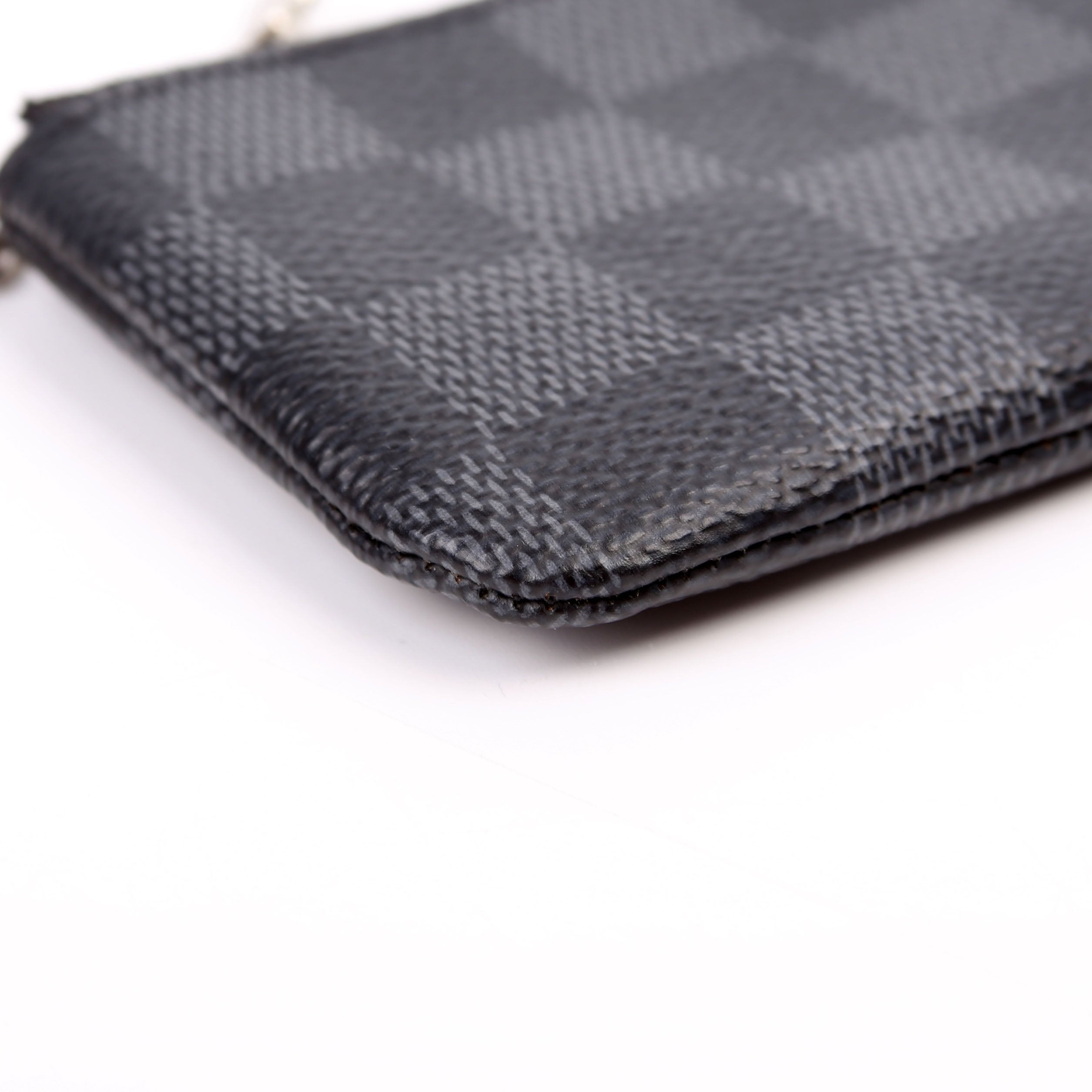 Pochette Cles Damier Graphite