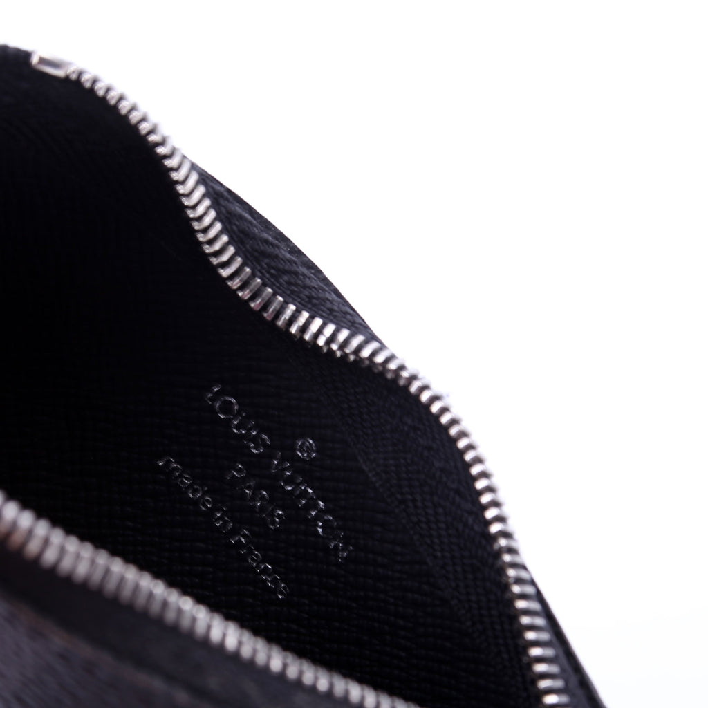 Pochette Cles Damier Graphite