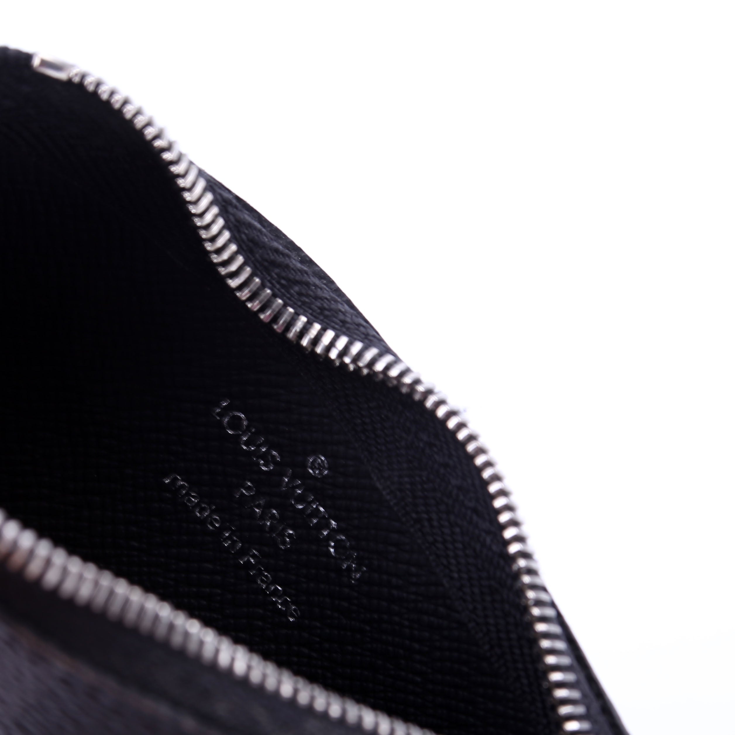 Pochette Cles Damier Graphite