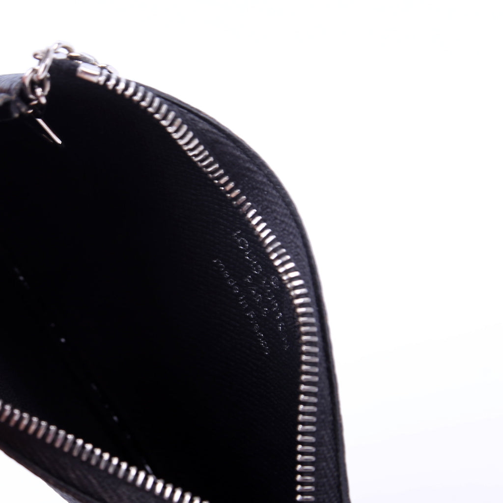 Pochette Cles Damier Graphite