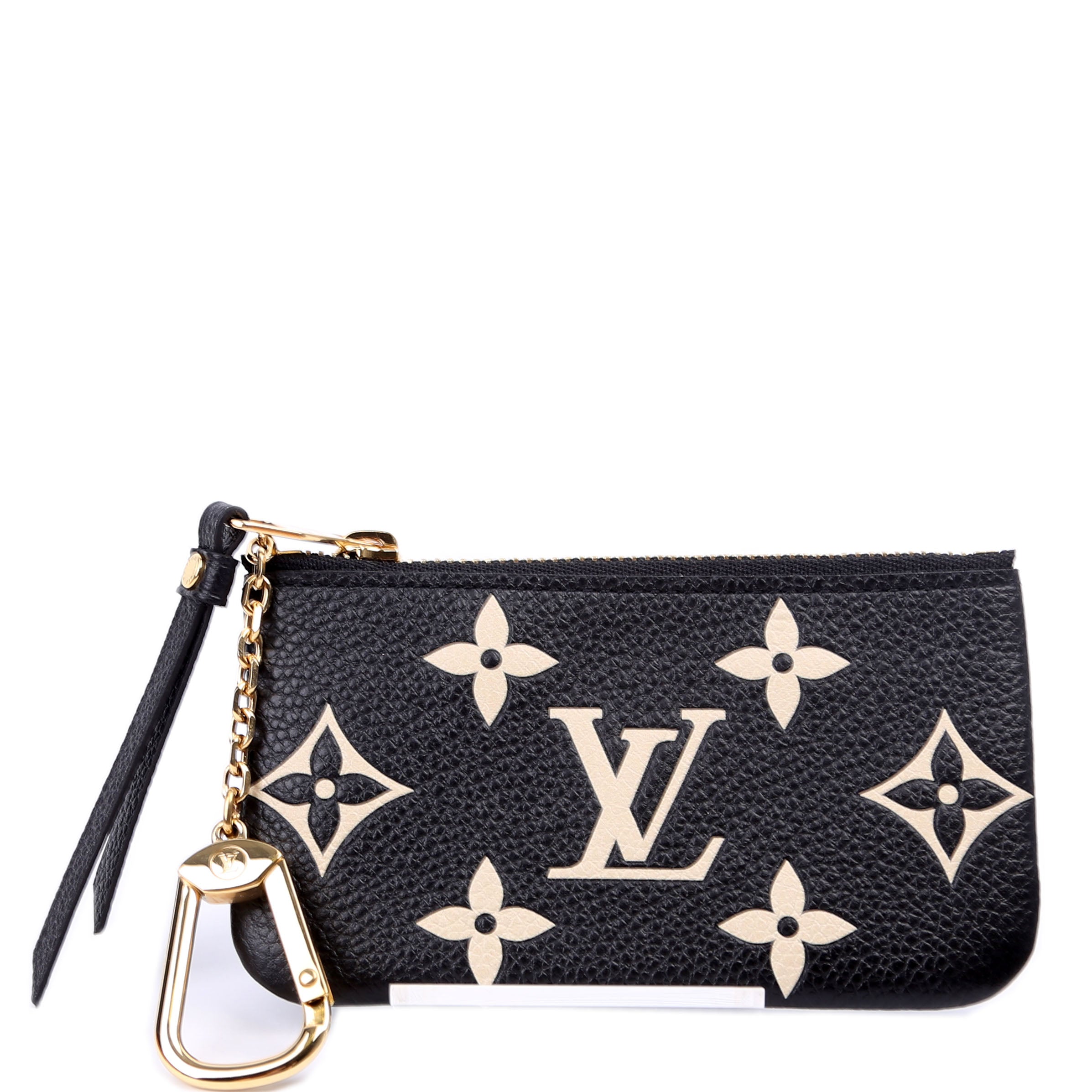Pochette Cles NM Bicolor Empreinte Black