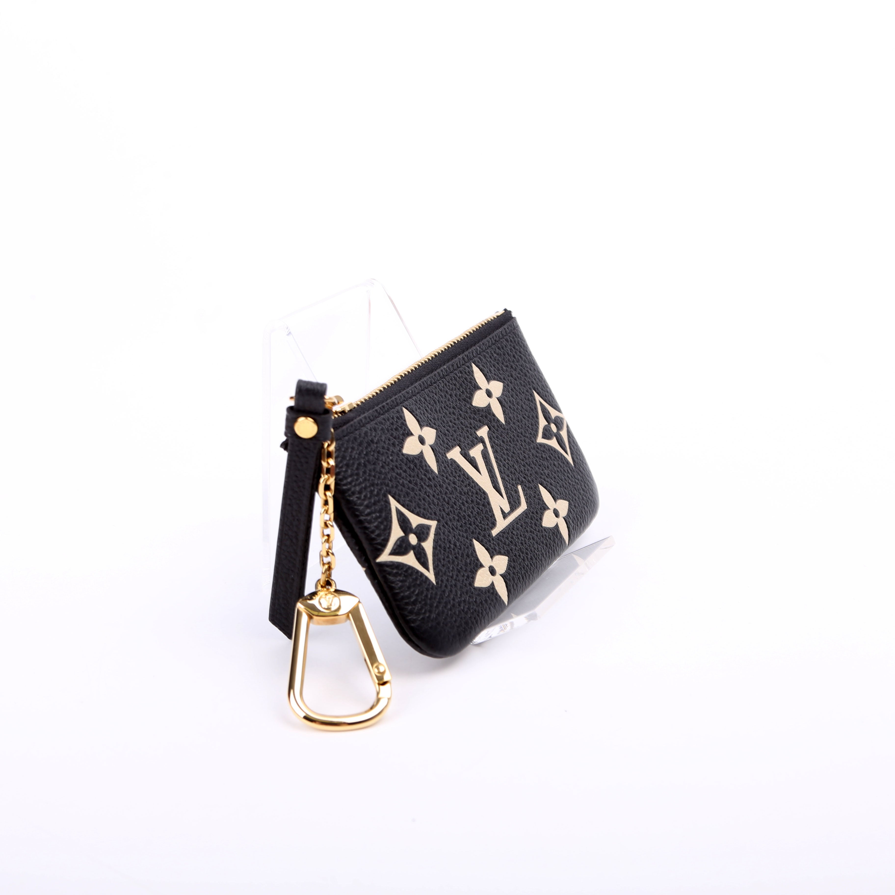 Pochette Cles NM Bicolor Empreinte Black
