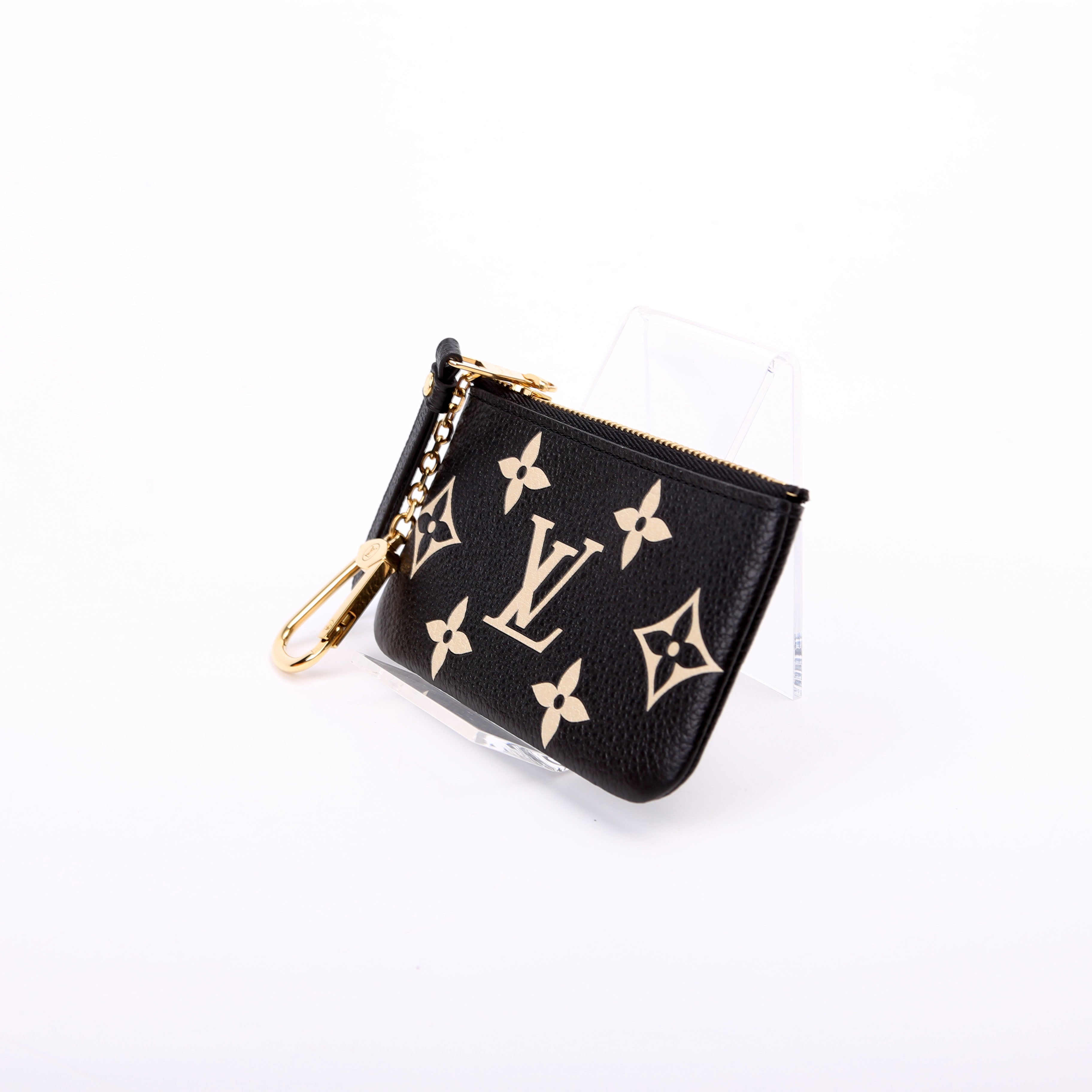 Pochette Cles NM Bicolor Empreinte Black