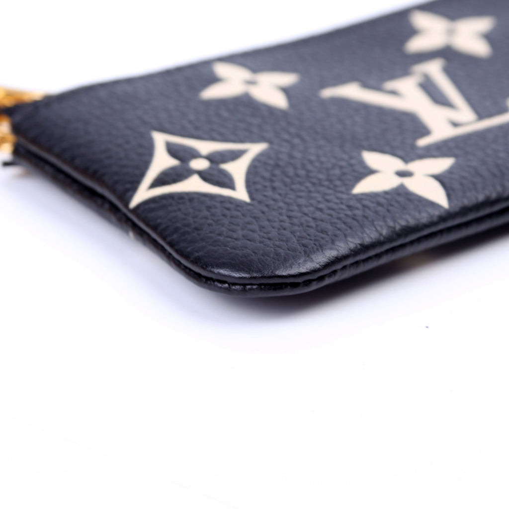 Pochette Cles NM Bicolor Empreinte Black