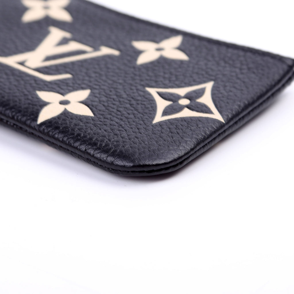 Pochette Cles NM Bicolor Empreinte Black