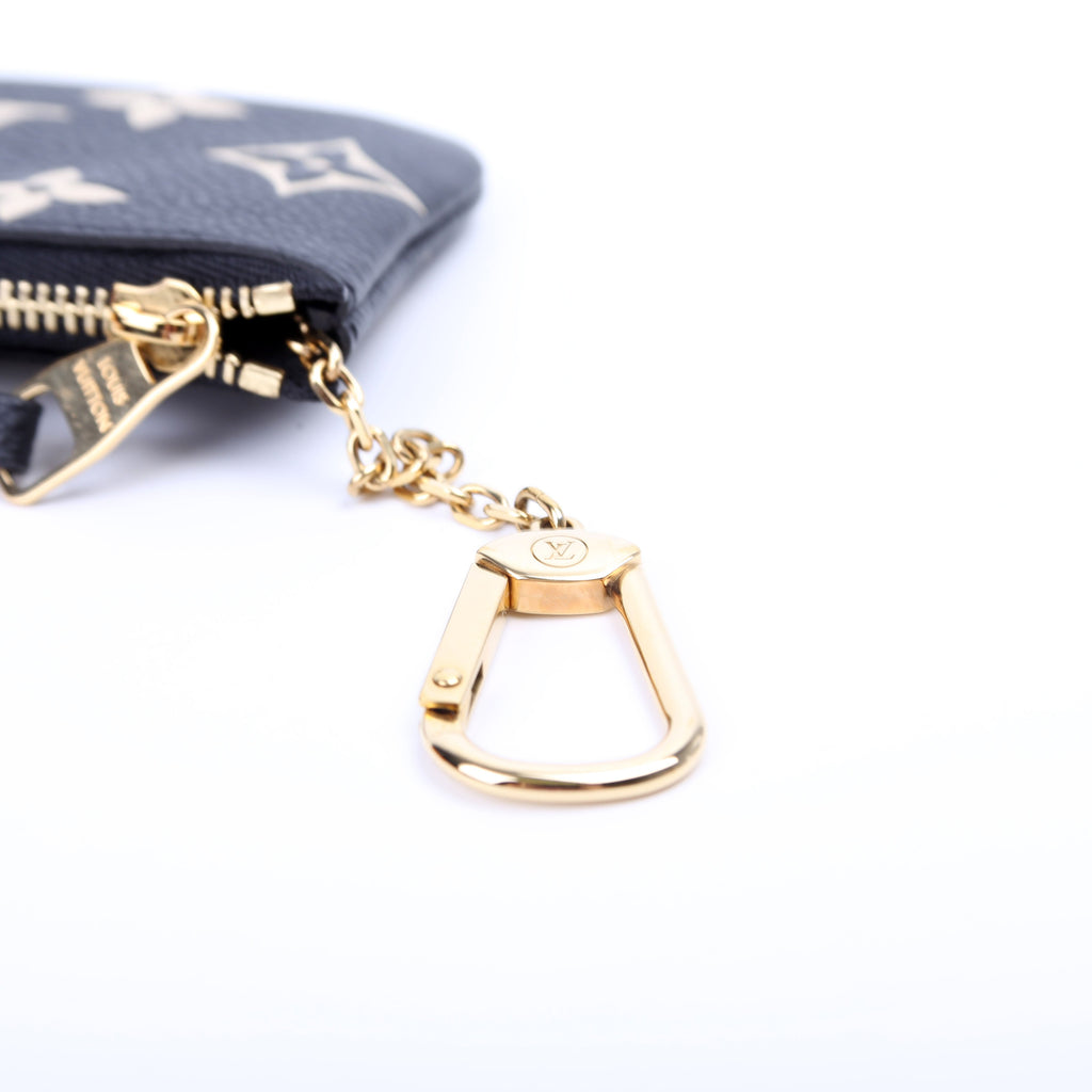 Pochette Cles NM Bicolor Empreinte Black