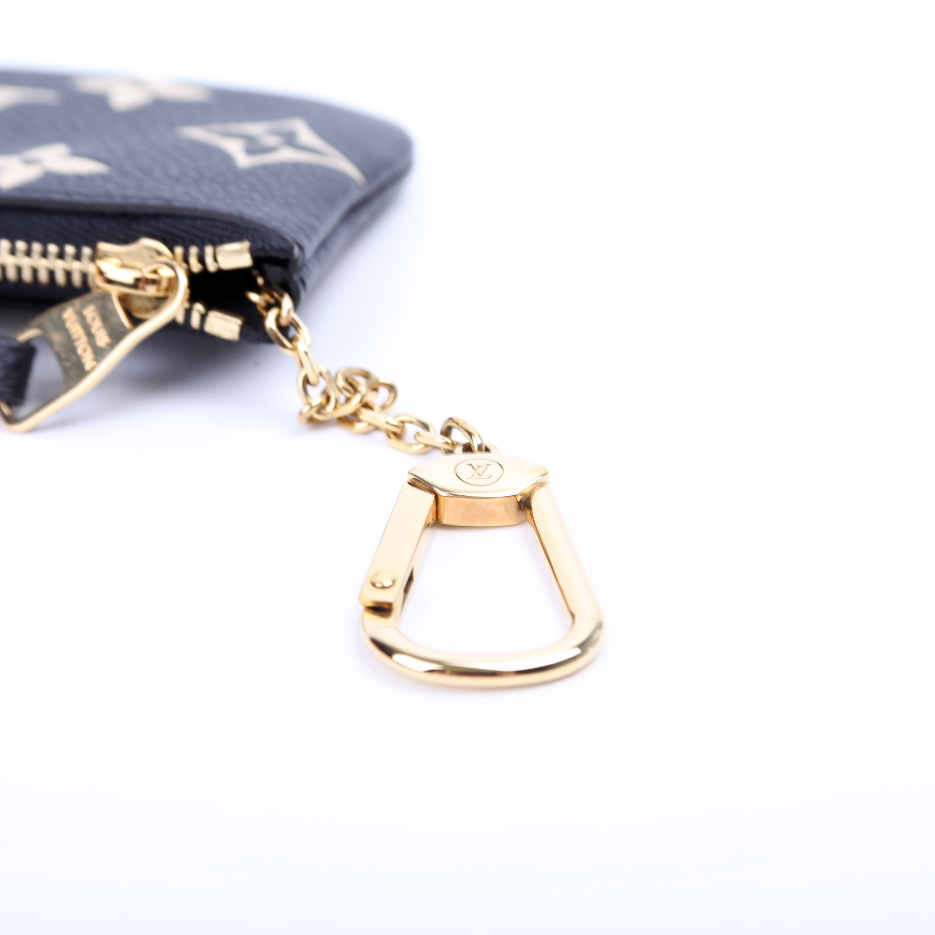 Pochette Cles NM Bicolor Empreinte Black
