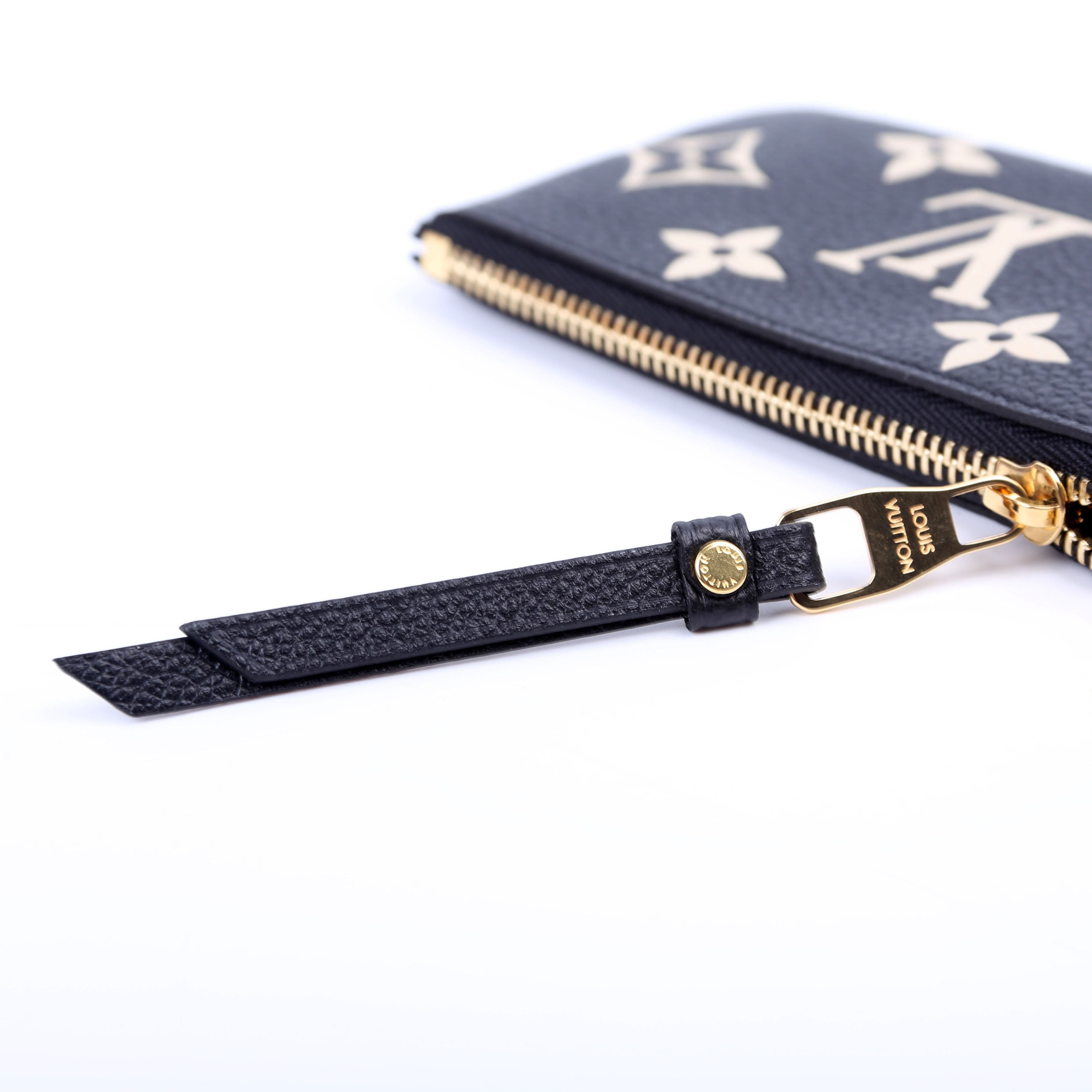 Pochette Cles NM Bicolor Empreinte Black