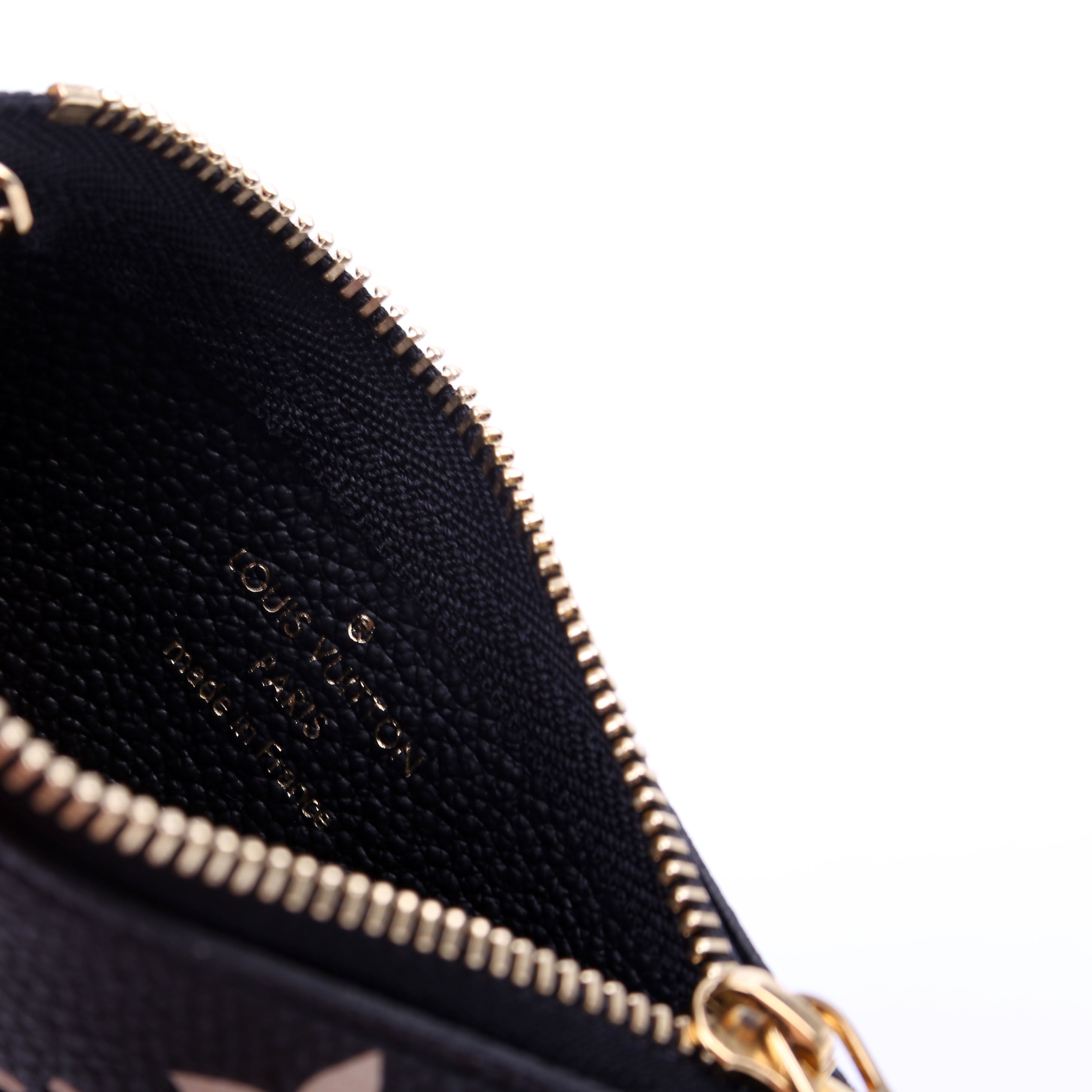 Pochette Cles NM Bicolor Empreinte Black