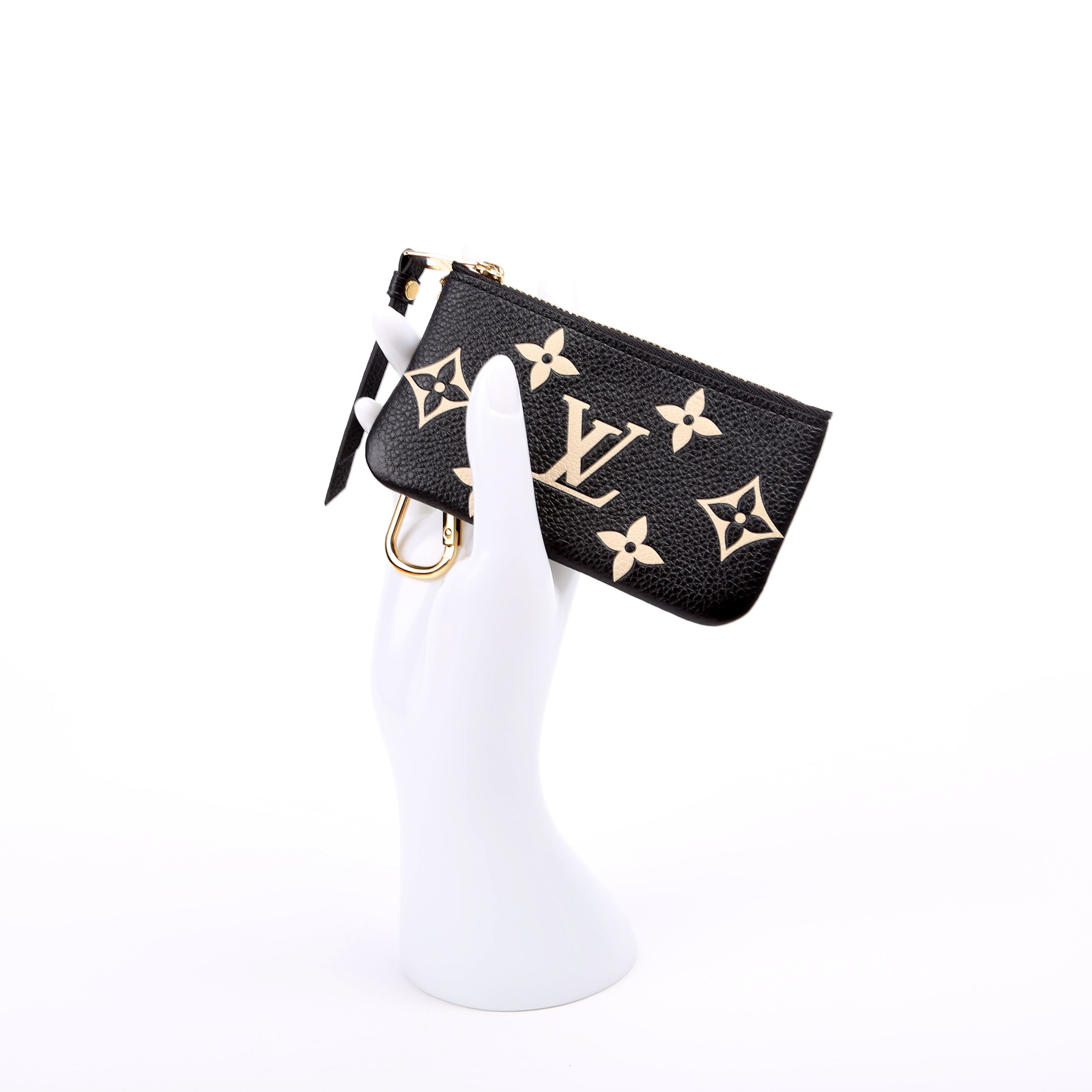 Pochette Cles NM Bicolor Empreinte Black