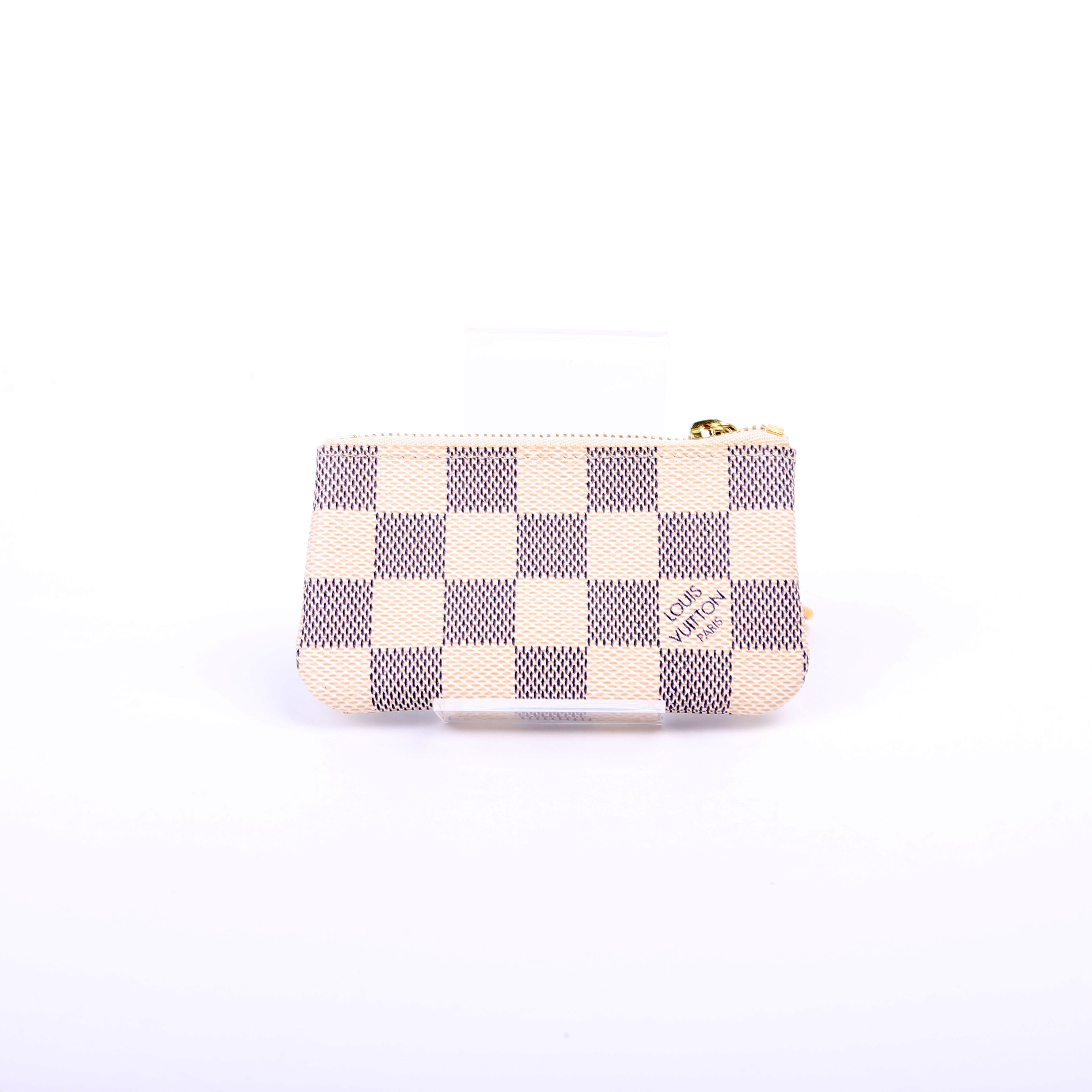 Pochette Cles Damier Azur