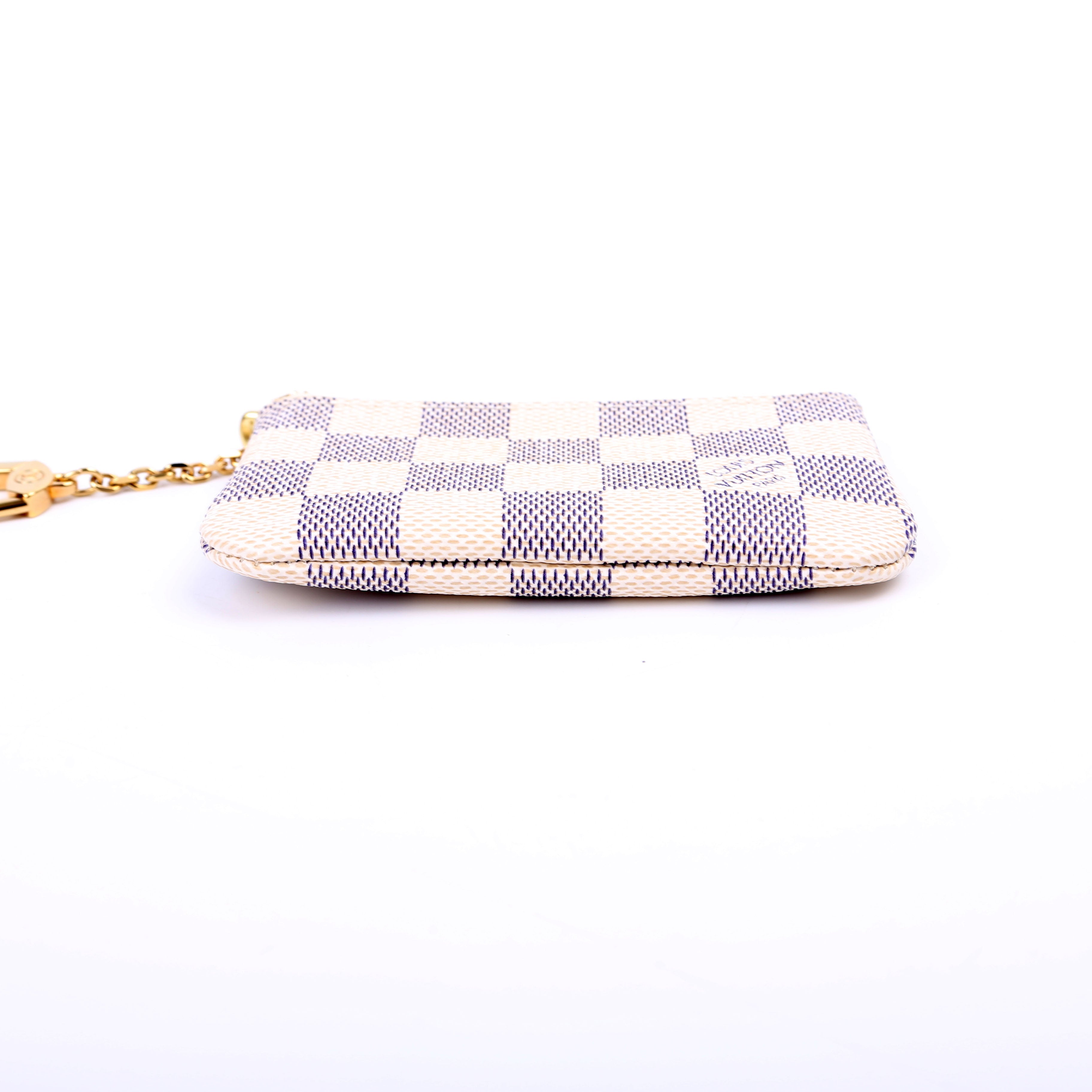 Pochette Cles Damier Azur