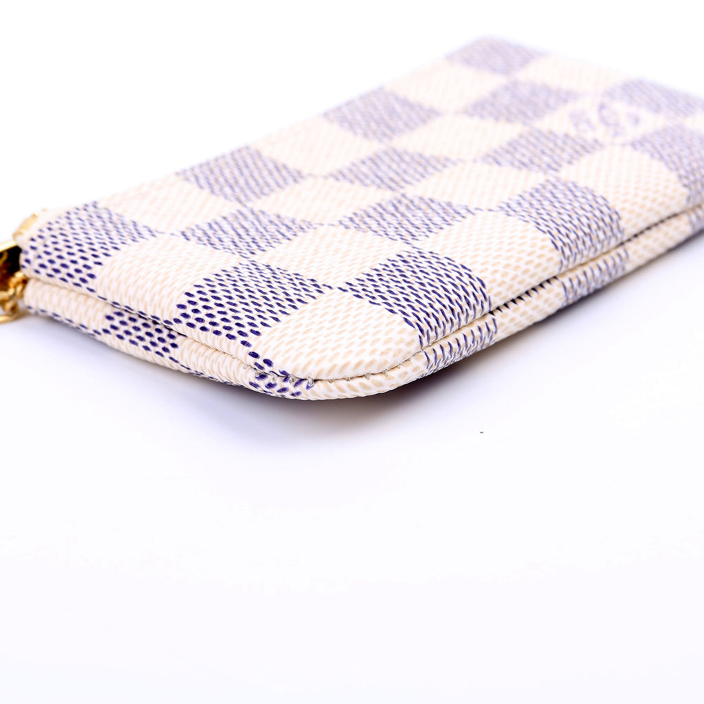 Pochette Cles Damier Azur