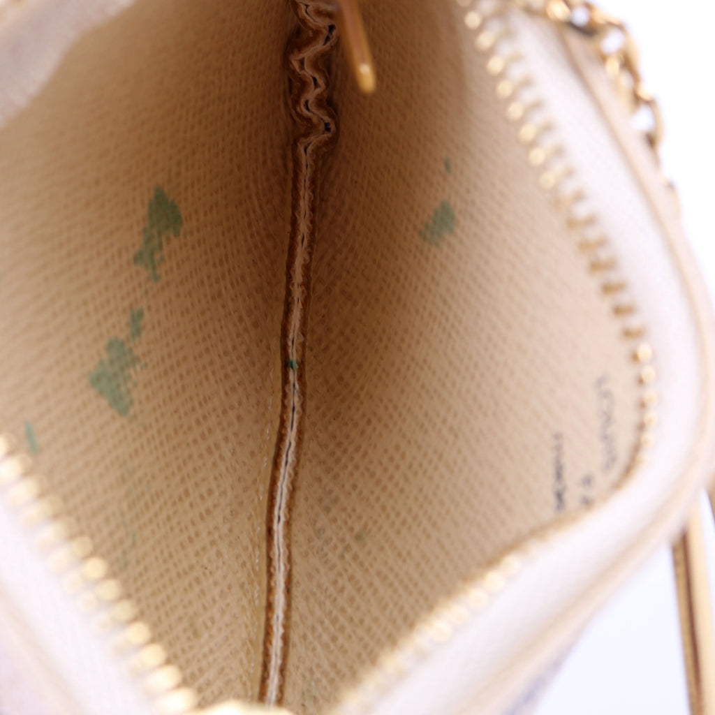 Pochette Cles Damier Azur