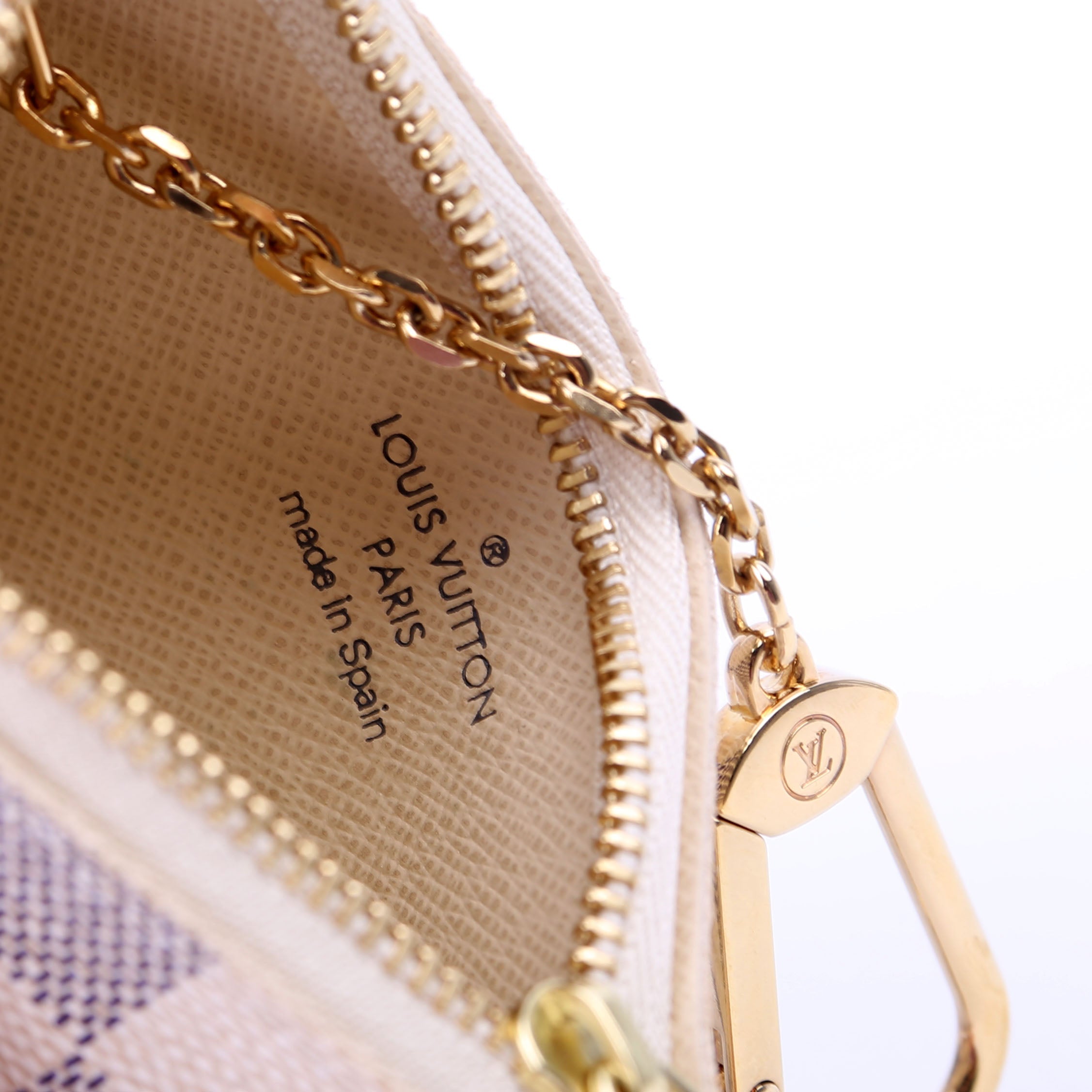 Pochette Cles Damier Azur