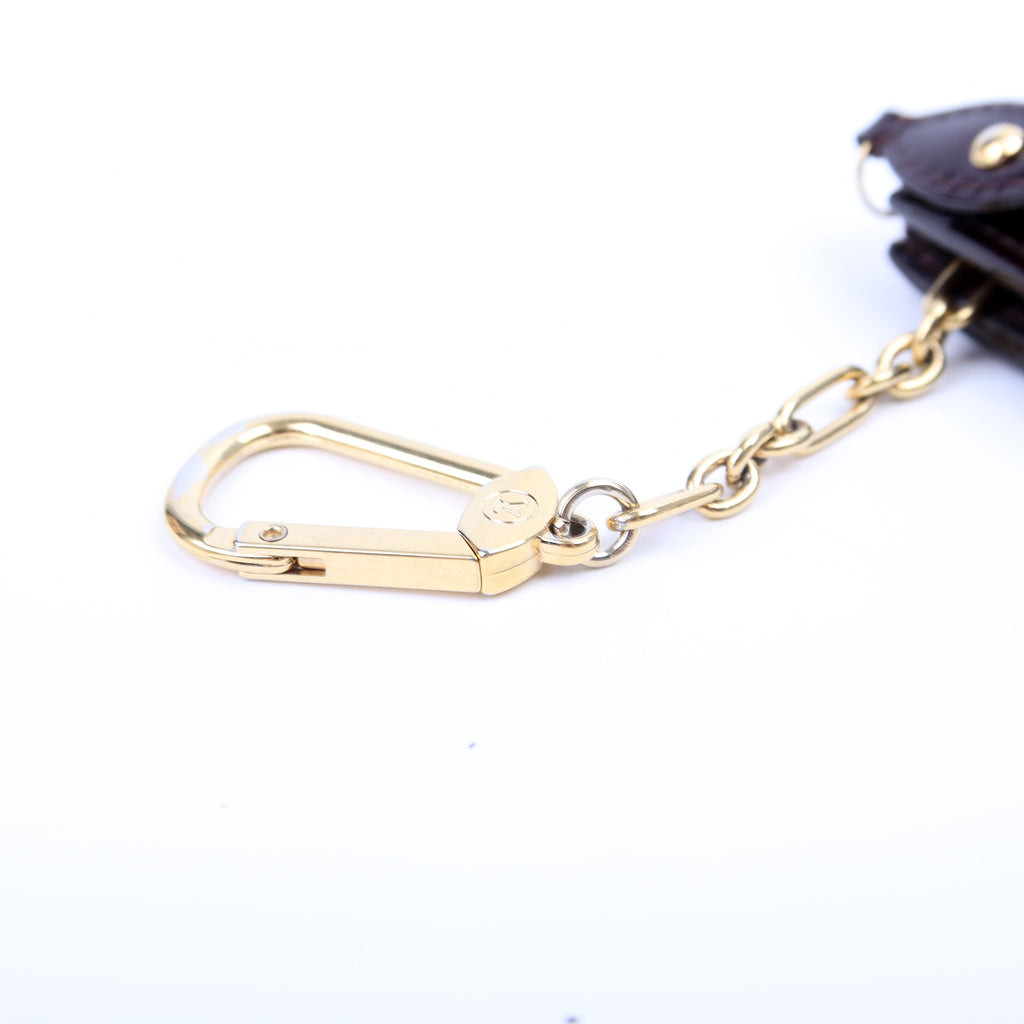 Pochette Cles Vernis Burgundy