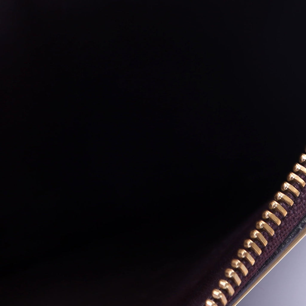 Pochette Cles Vernis Burgundy