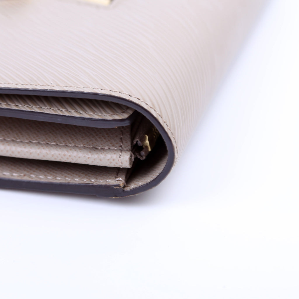 Twist Long Wallet Epi Taupe