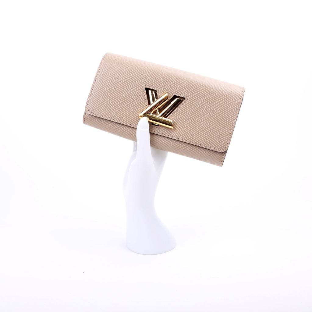 Twist Long Wallet Epi Taupe