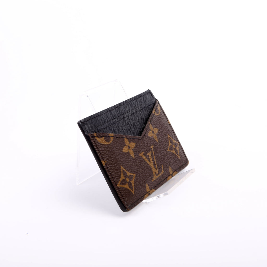 Neo Porte Cartes Card Holder Monogram Black