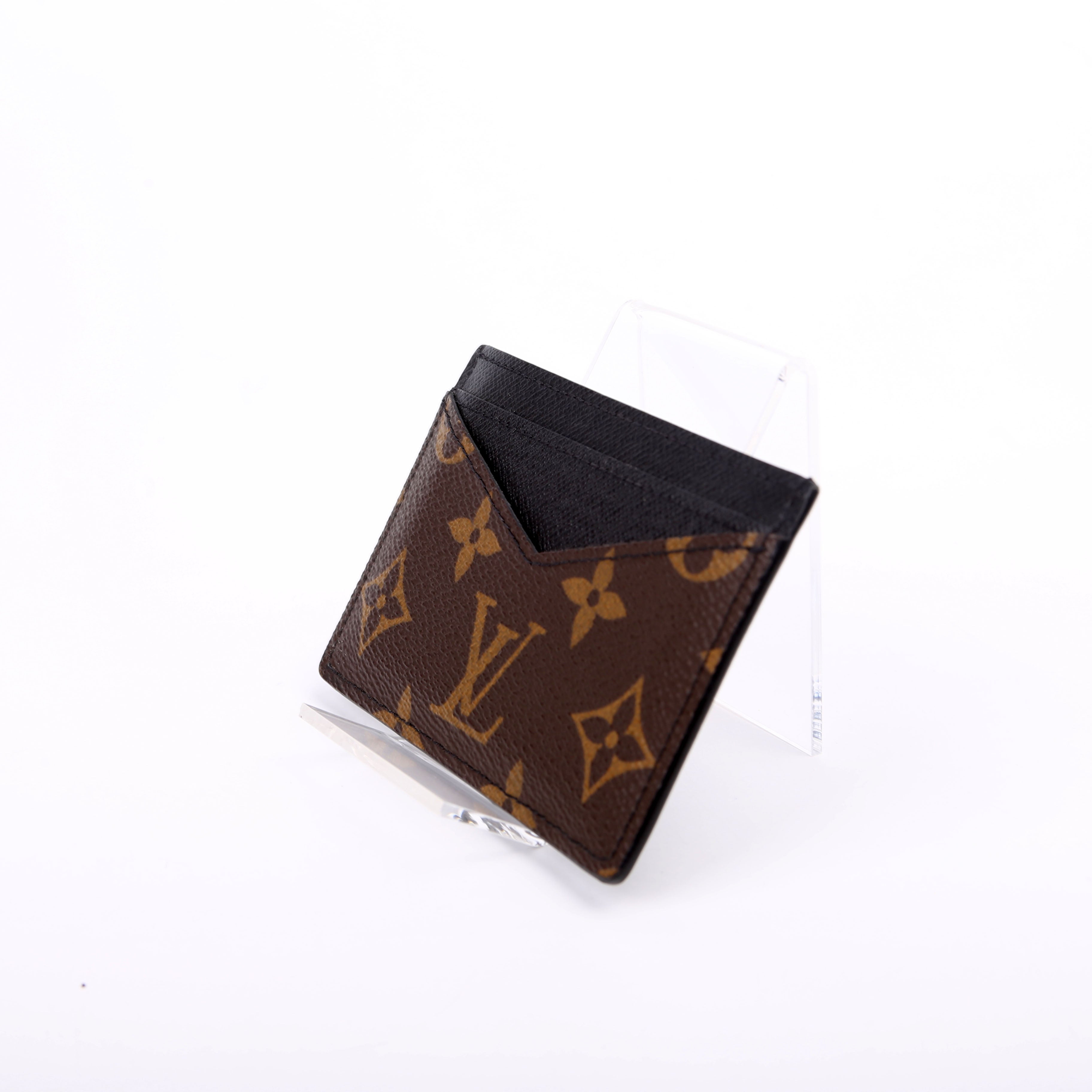 Neo Porte Cartes Card Holder Monogram Black