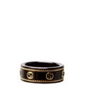 Icon GG Band 18K Gold Size 4 Black/Gold