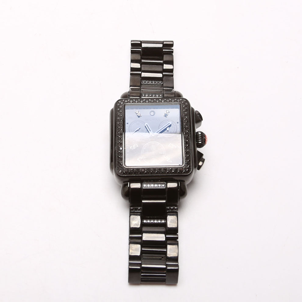 Deco Noir With 0.65CW Diamond Watch Black