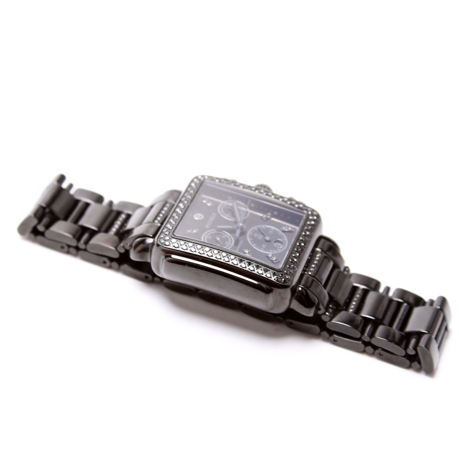 Deco Noir With 0.65CW Diamond Watch Black