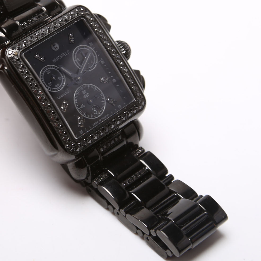 Deco Noir With 0.65CW Diamond Watch Black