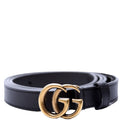 409417 GG Marmont Thin Belt Size 90/36 Black