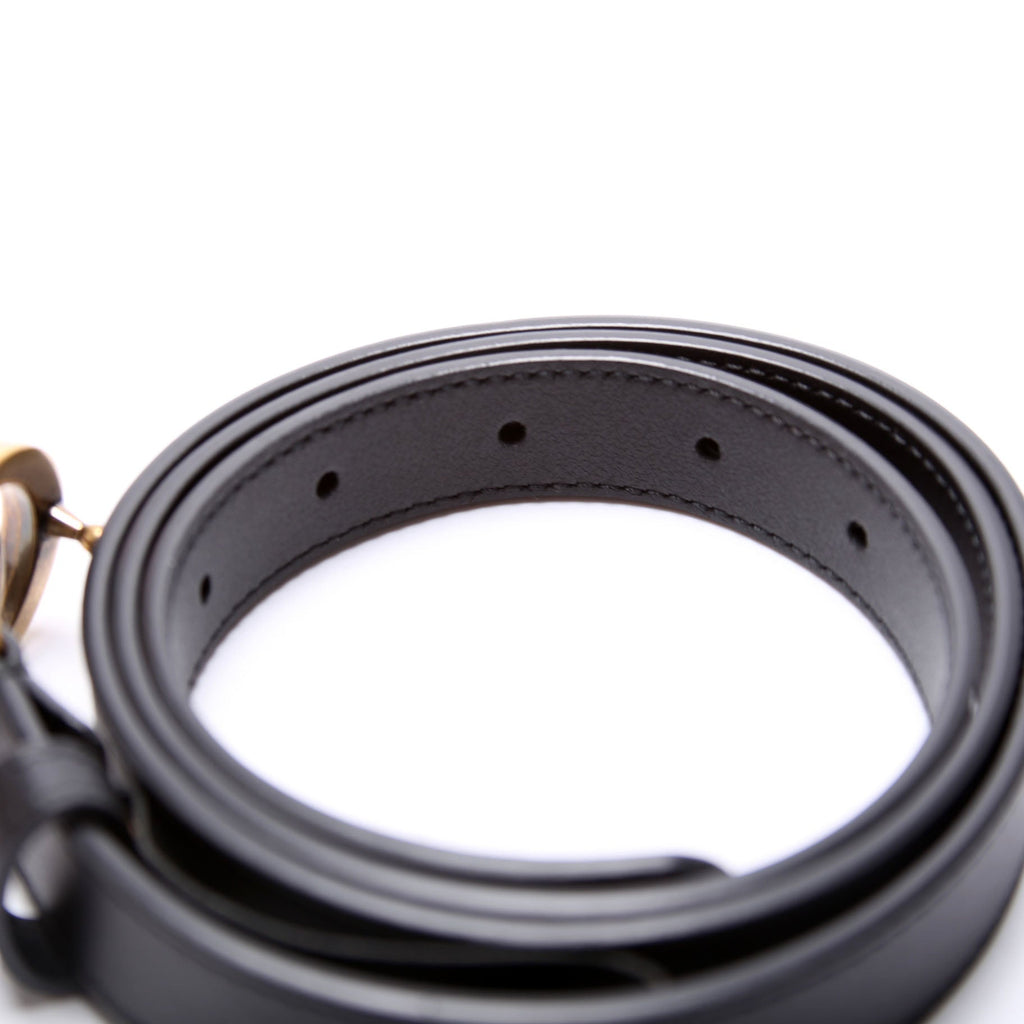 409417 GG Marmont Thin Belt Size 90/36 Black