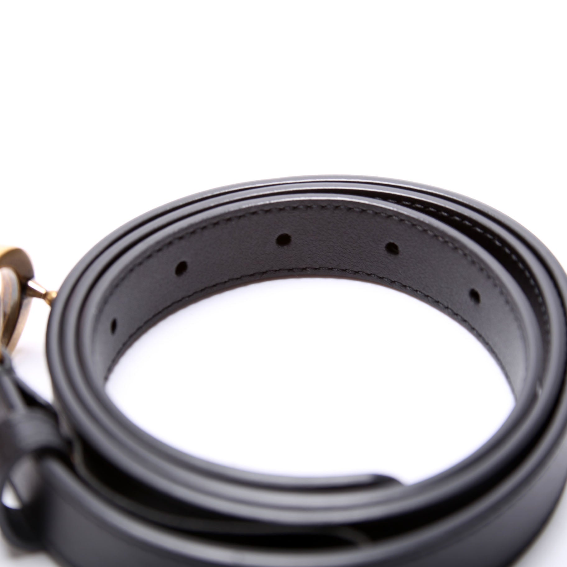 409417 GG Marmont Thin Belt Size 90/36 Black