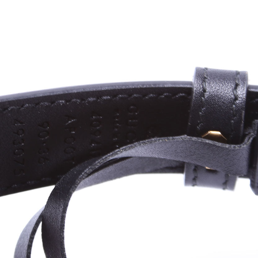 409417 GG Marmont Thin Belt Size 90/36 Black